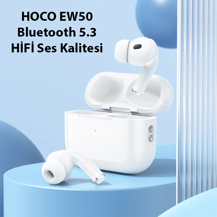 HOCO EW50 TWS Bluetooth 5.3 Stereo Kablosuz Kulakiçi Kulaklık-(1903)