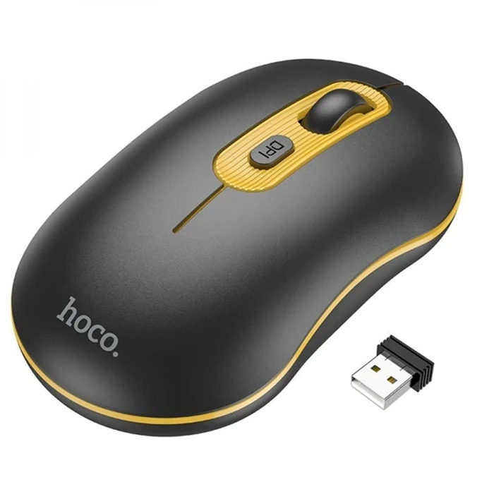 HOCO GM21 Platinium 1600dPi 2.4G Bluetooth Kablosuz Optik Mouse-(1903)