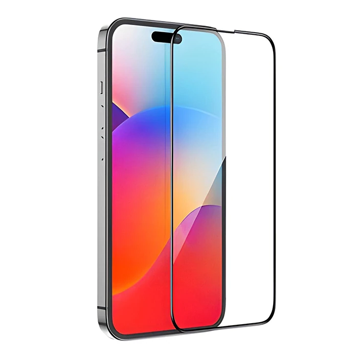 HOCO Guardian Shield Series iPhone 15 Pro HD Tempered Kırılmaz Cam Ekran Koruyucu 10 Adet Set-(1903)