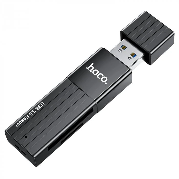 HOCO HB20 2in1 Hafıza Kart Okuyucu USB 2.0 Çevirici Adaptör-(1903)