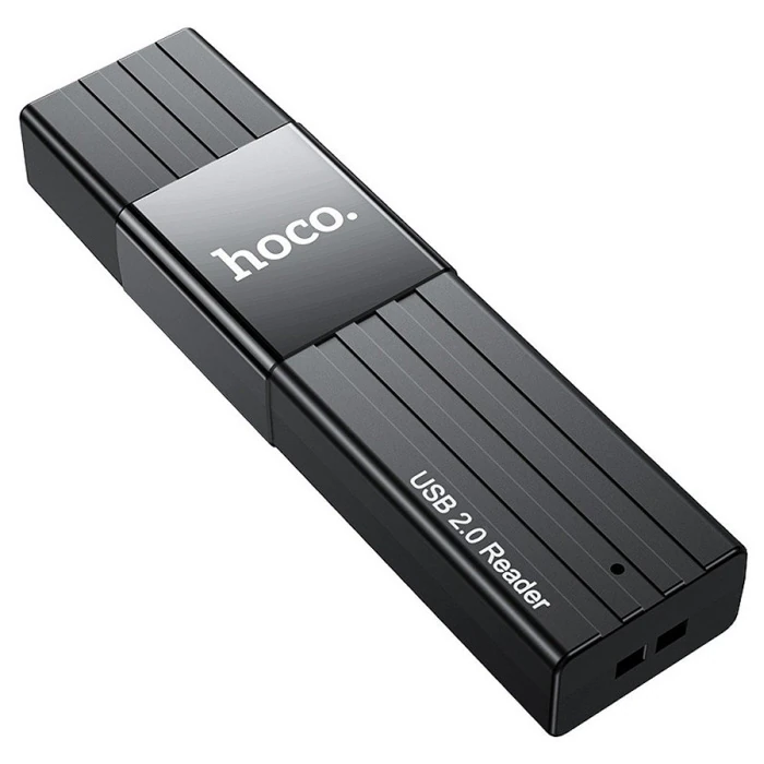 HOCO HB20 2in1 Hafıza Kart Okuyucu USB 2.0 Çevirici Adaptör-(1903)