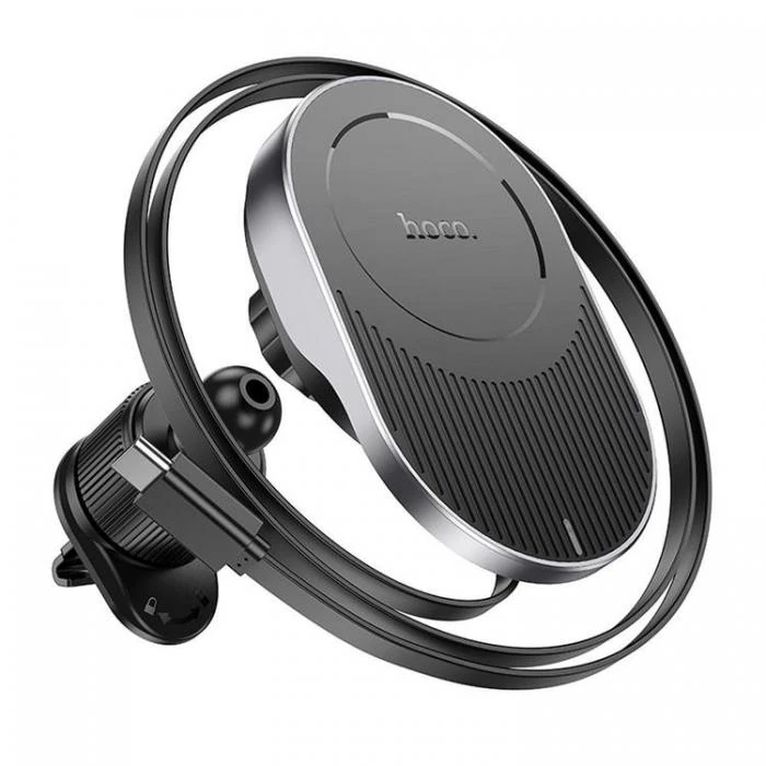 HOCO HW12 Kablosuz Şarjlı Araç İçi Havalandırma Manyetik Telefon Tutucu-(1903)