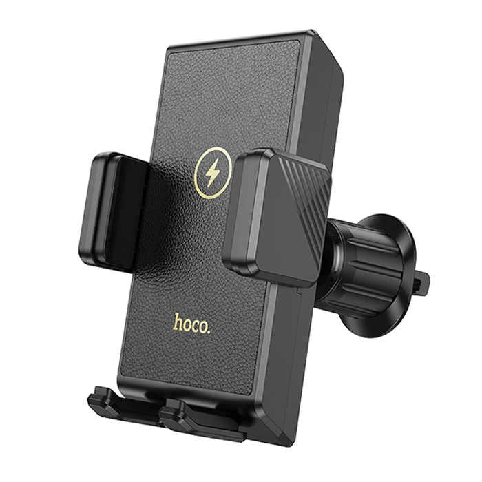 Hoco HW21 Klima Havalandırma Bölmesi Wireless Kablosuz Şarj Araç Telefon Tutucu-(1903)