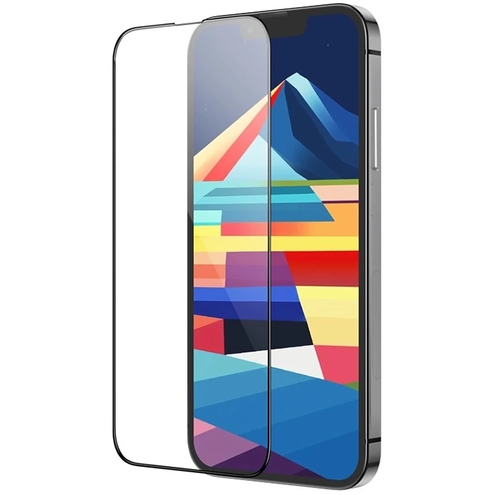 HOCO iPhone 15 Plus 5D Tempered Kırılmaz Cam Ekran Koruyucu 25 adet Set-(1903)