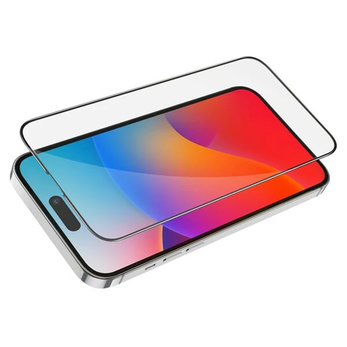 HOCO iPhone 15 Plus Full HD Tempered Kırılmaz Cam Ekran Koruyucu 10 Adet Set-(1903)