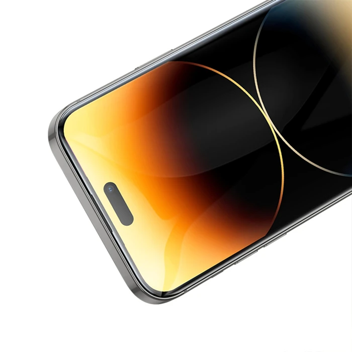 HOCO iPhone 15 Pro Full Screen HD Tempered Kırılmaz Cam Ekran Koruyucu-(1903)