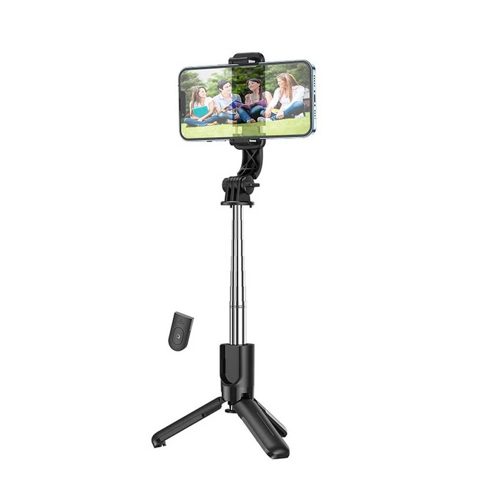 HOCO K17 Bluetooth Uzaktan Kontrol Selfie Çubuğu Tripod Mini Canlı Yayın Standı-(1903)