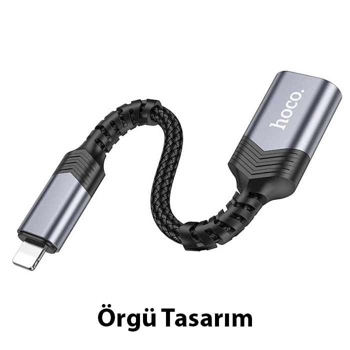 HOCO UA24 Dişi USB To Erkek iPhone Lightning Dönüştürücü 2.0 converter-(1903)