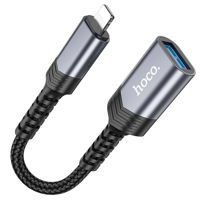 HOCO UA24 Dişi USB To Erkek iPhone Lightning Dönüştürücü 2.0 converter-(1903)