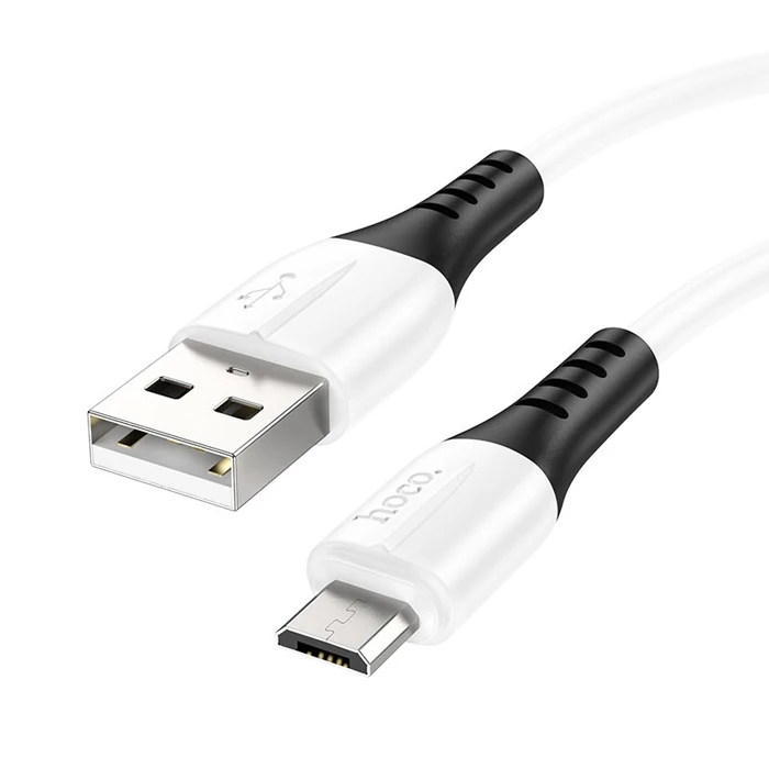 HOCO X82 Micro USB to USB 2.4A Silikon Data ve Şarj Kablosu-(1903)