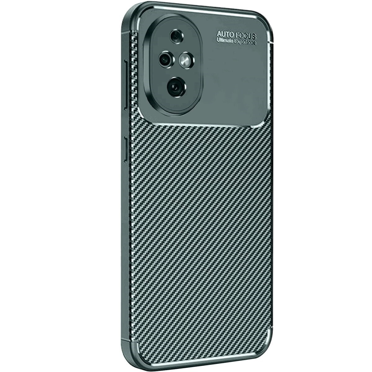 Honor 200 Kılıf Auto Focus Karbon Kapak - Koyu Yeşil