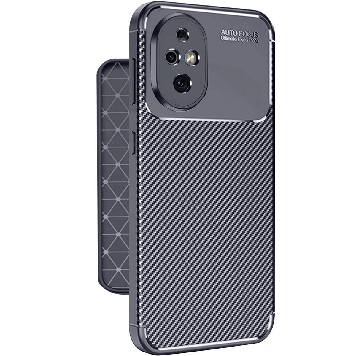 Honor 200 Kılıf Auto Focus Karbon Kapak - Lacivert