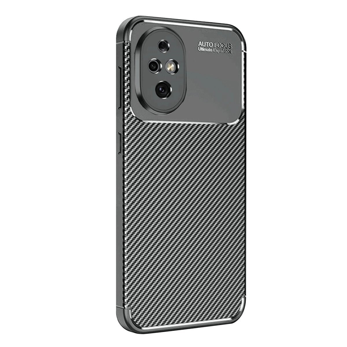 Honor 200 Kılıf Auto Focus Karbon Kapak - Siyah
