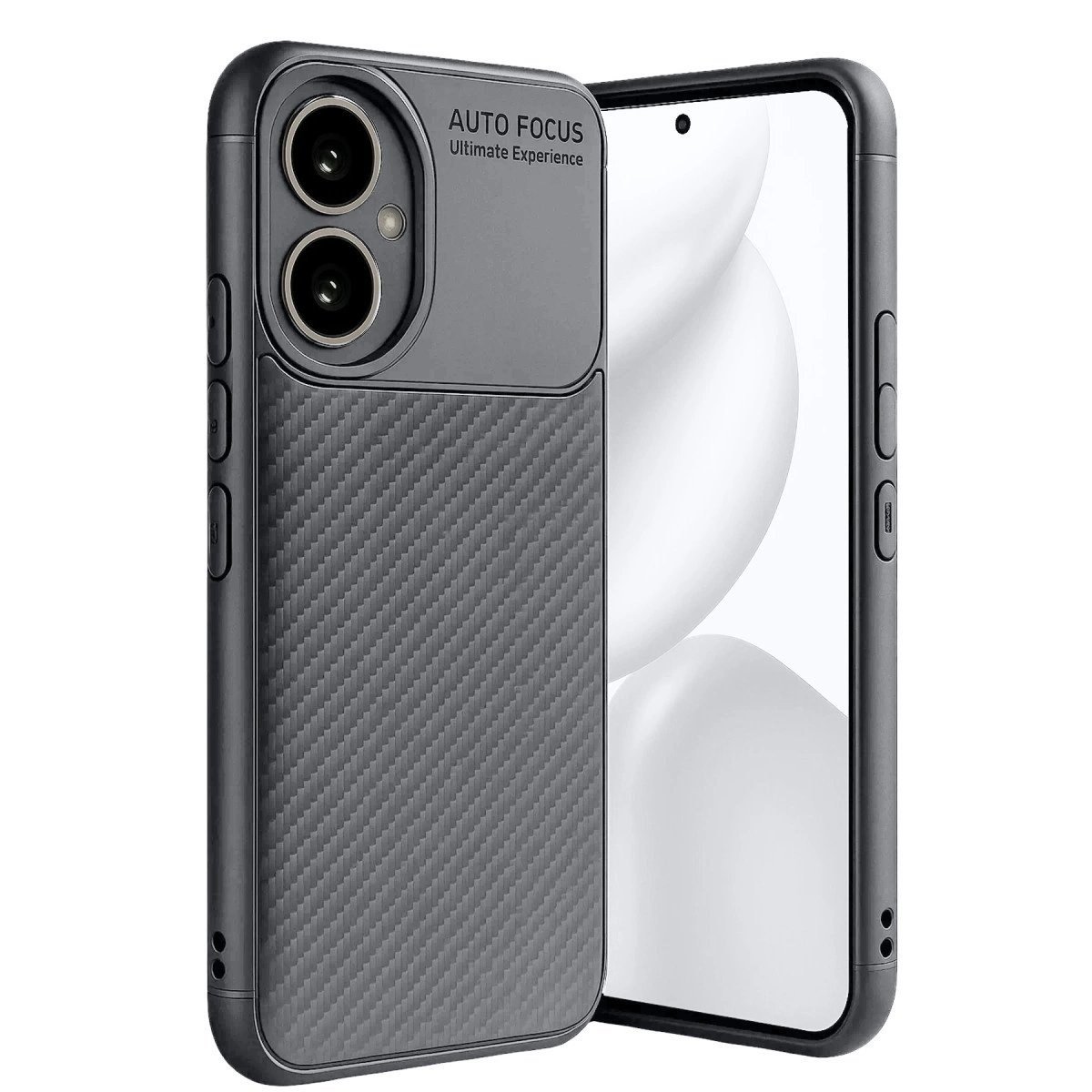Honor 400 Kılıf Auto Focus Karbon Kapak - Gri