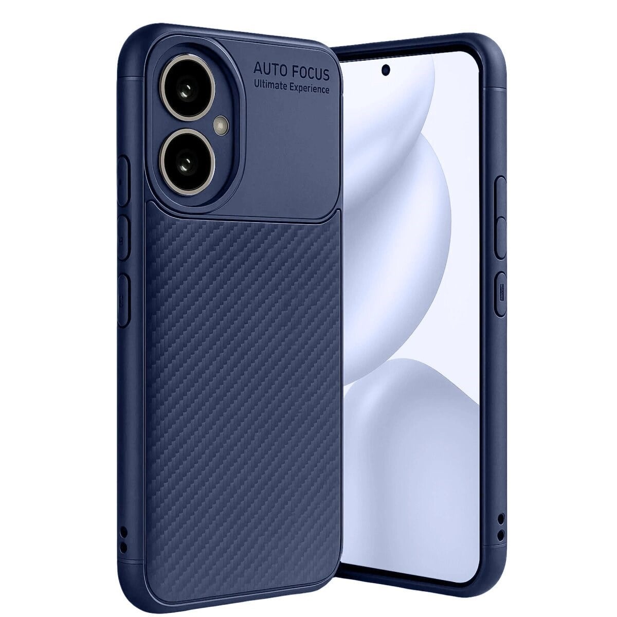 Honor 400 Kılıf Auto Focus Karbon Kapak - Lacivert