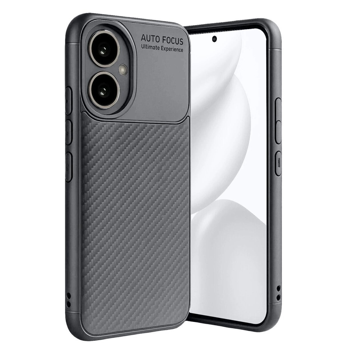 Honor 400 Kılıf Auto Focus Karbon Kapak - Gri