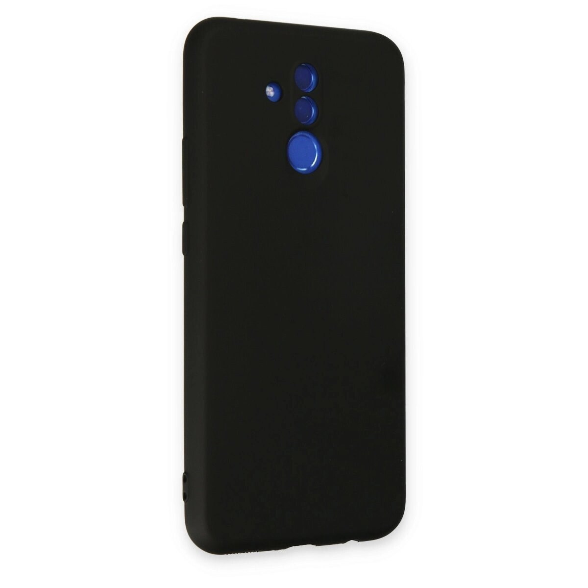 Huawei Mate 20 Lite Kılıf Nano İçi Kadife Silikon - Siyah