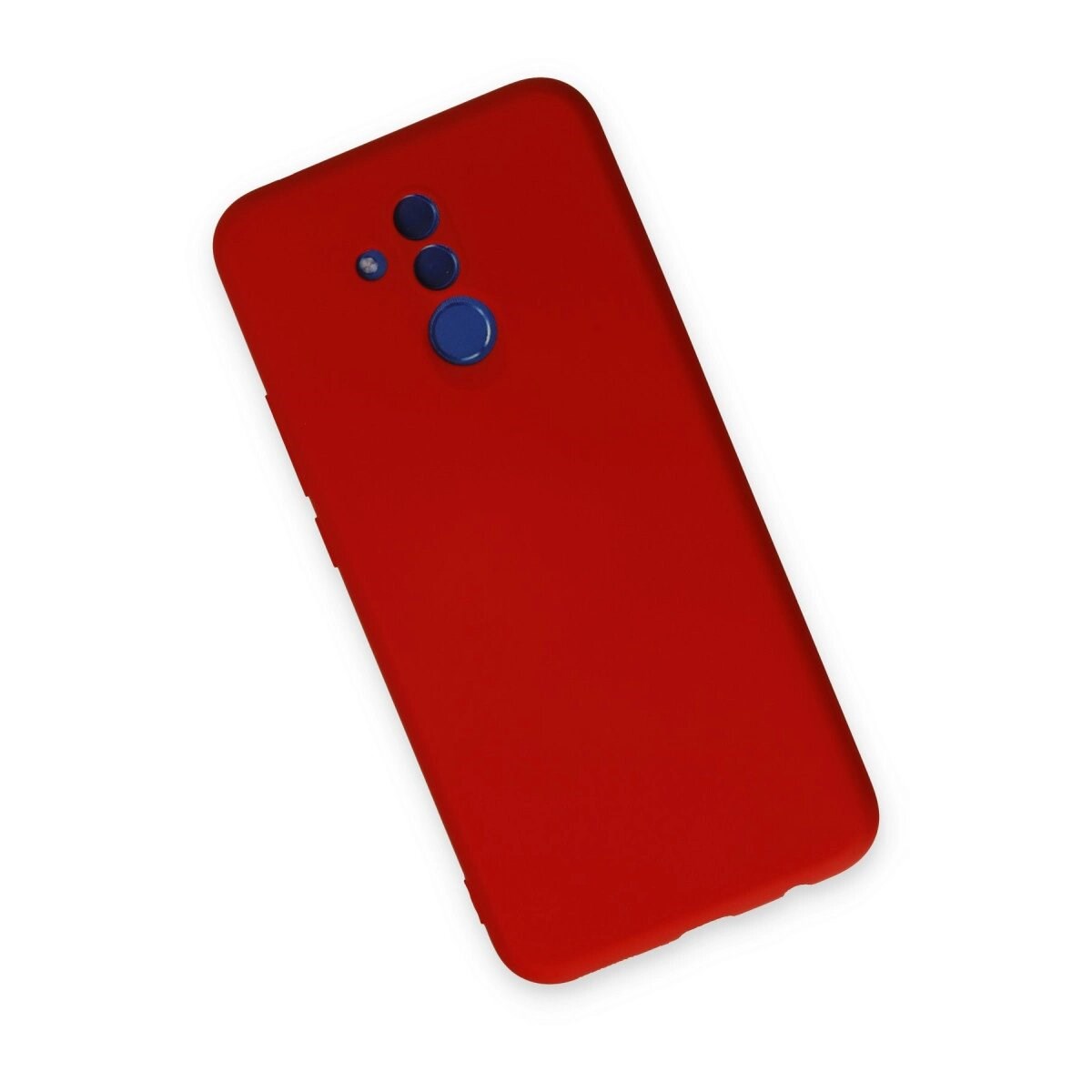Huawei Mate 20 Lite Kılıf Nano İçi Kadife Silikon - Kırmızı