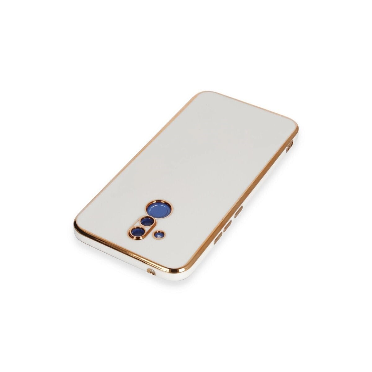 Huawei Mate 20 Lite Kılıf Volet Silikon - Beyaz