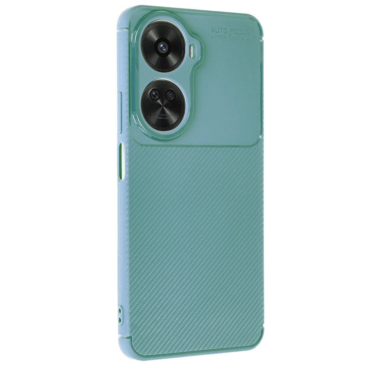 Huawei Nova 12 Se Kılıf Auto Focus Karbon Kapak - Koyu Yeşil