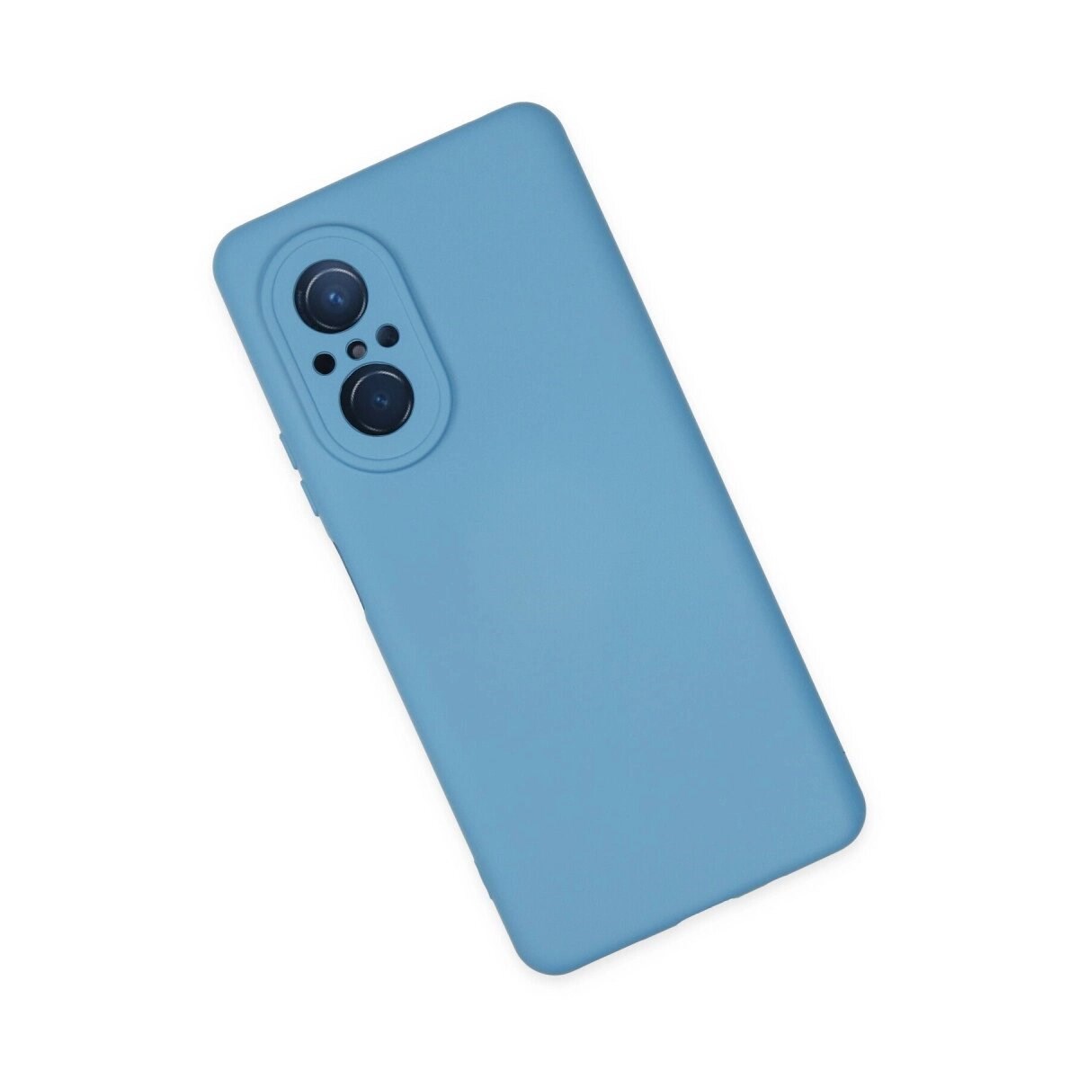 Huawei Nova 9 Se Kılıf Nano İçi Kadife Silikon - Mavi