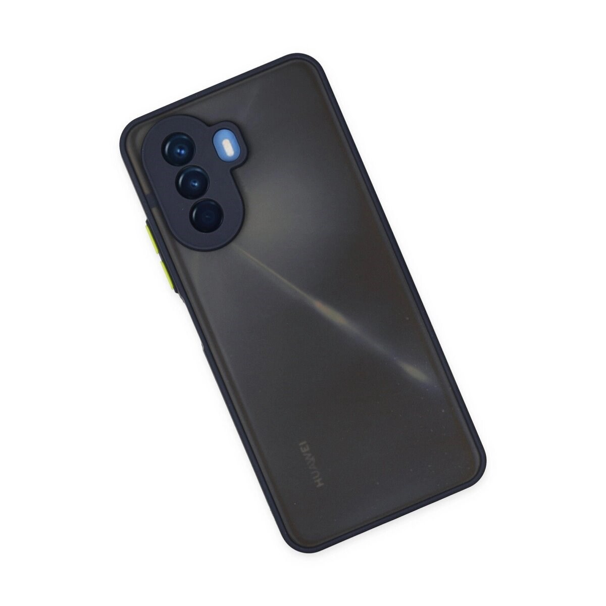 Huawei Nova Y70 Kılıf Montreal Silikon Kapak - Lacivert