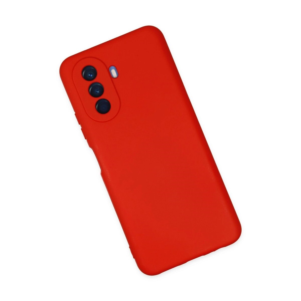 Huawei Nova Y70 Kılıf Nano İçi Kadife Silikon - Kırmızı