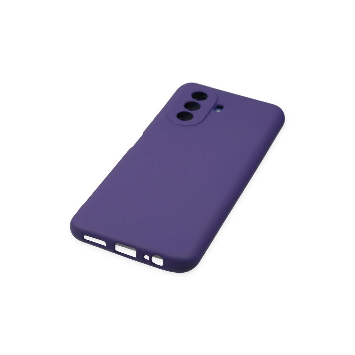 Huawei Nova Y70 Kılıf Nano İçi Kadife Silikon - Mor