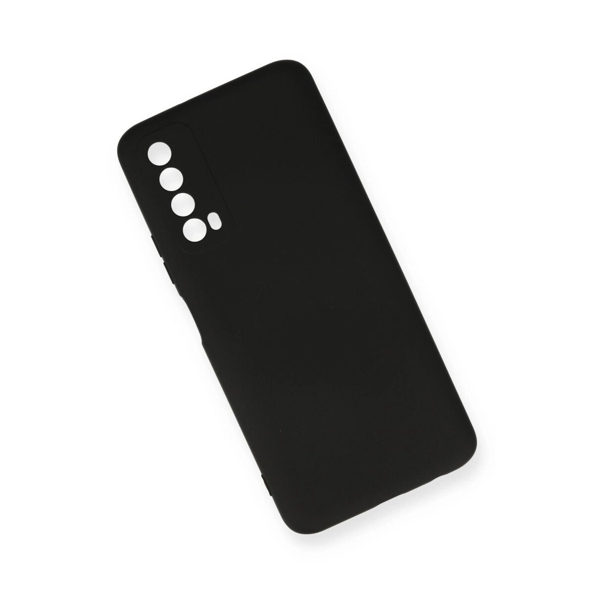 Huawei P Smart 2021 Kılıf Nano İçi Kadife Silikon - Siyah