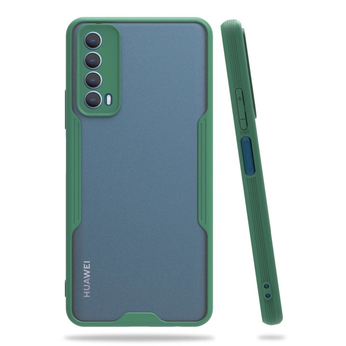 Huawei P Smart 2021 Kılıf Platin Silikon - Yeşil