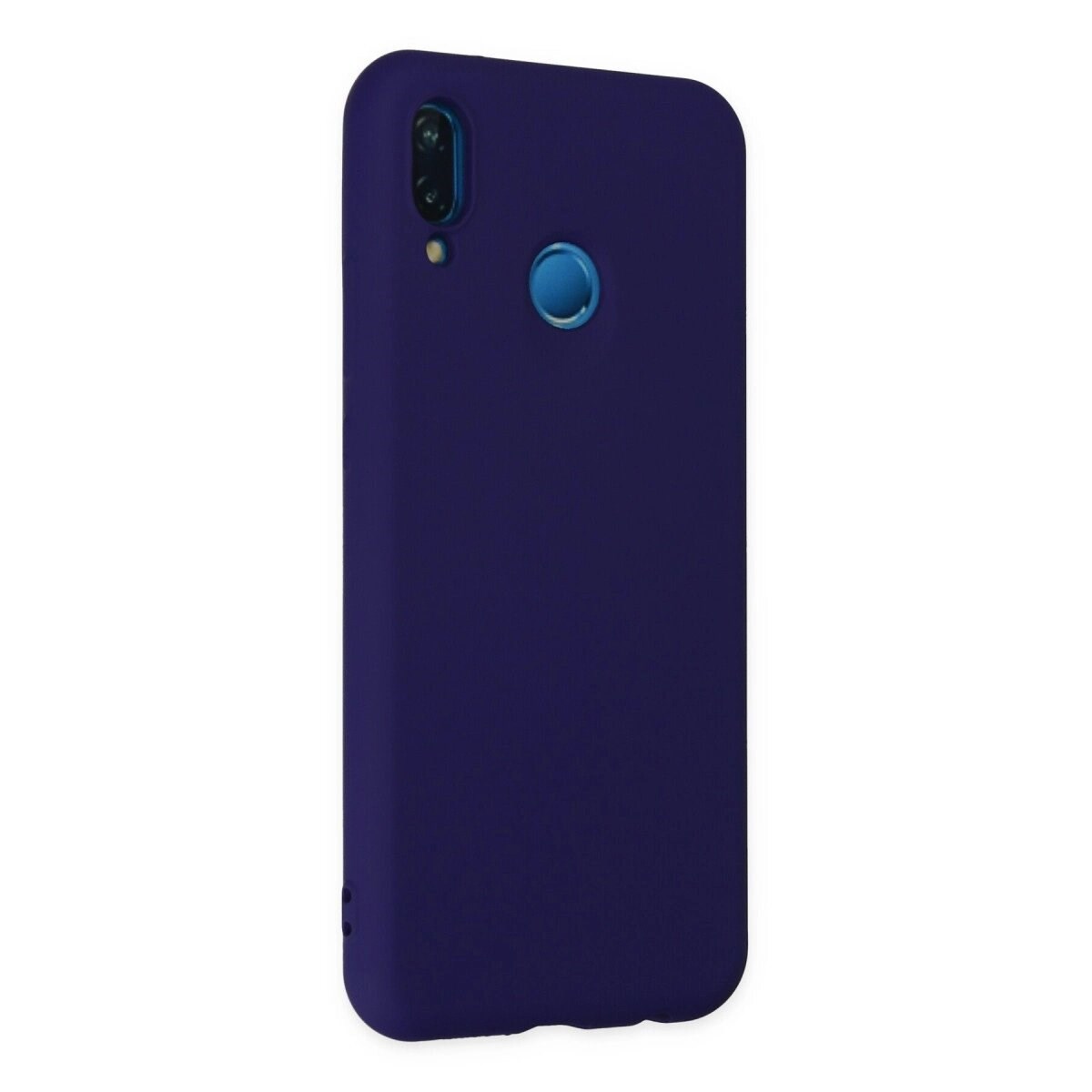 Huawei P20 Lite Kılıf Nano İçi Kadife Silikon - Mor