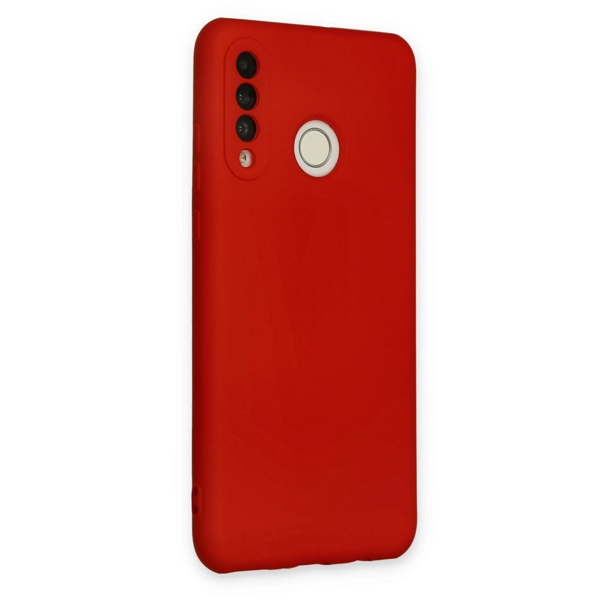 Huawei P30 Lite Kılıf Nano İçi Kadife Silikon - Kırmızı