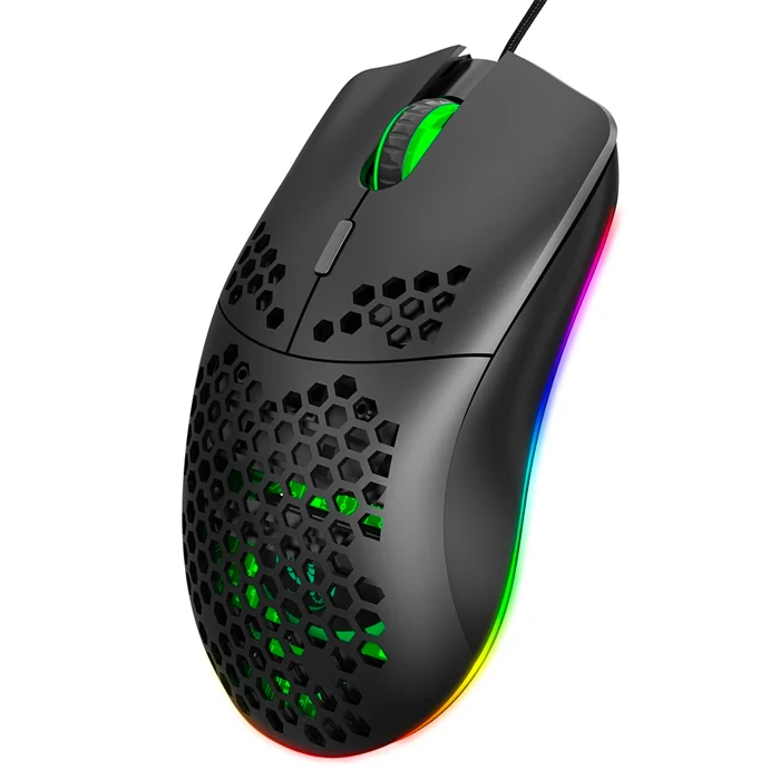 HXSJ J900 USB Kablolu RGB Dpi Oyuncu Mouse Gaming Mouse-(1903)