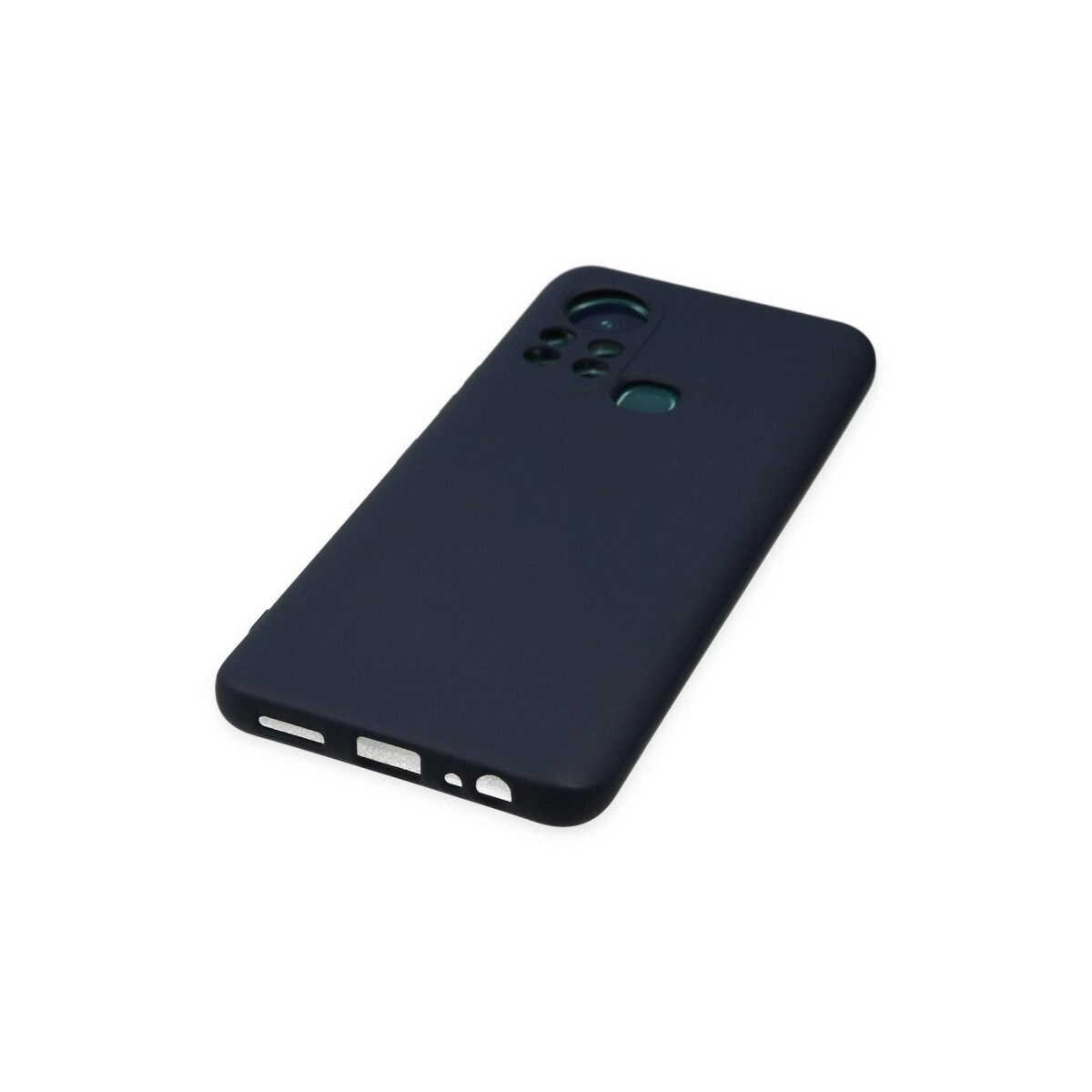 İnfinix Hot 11s Kılıf Nano İçi Kadife Silikon - Lacivert