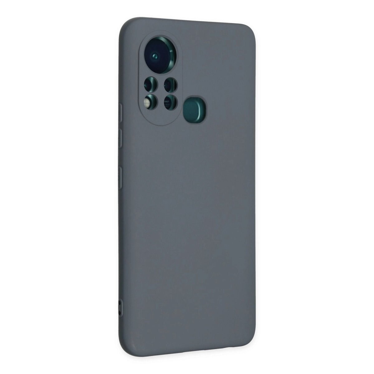 İnfinix Hot 11s Kılıf Nano İçi Kadife Silikon - Gri