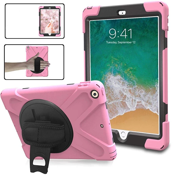 İpad Pro 10.5 3 Katmanlı Standlı Zırh Kılıf/Shockproof Case-(1903)