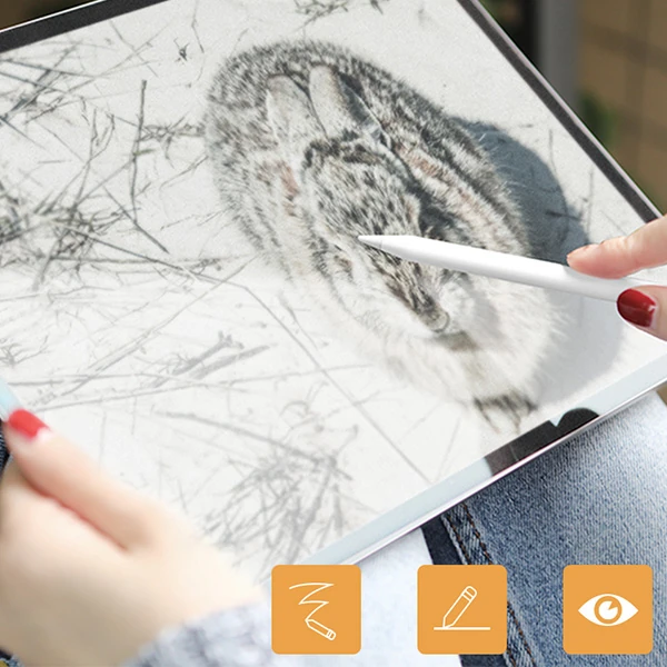 İPad Pro 12.9 İnch 2021-2020-2018 Paper Like Film Darbe Emici Pet Ekran Koruyucu-(1903)