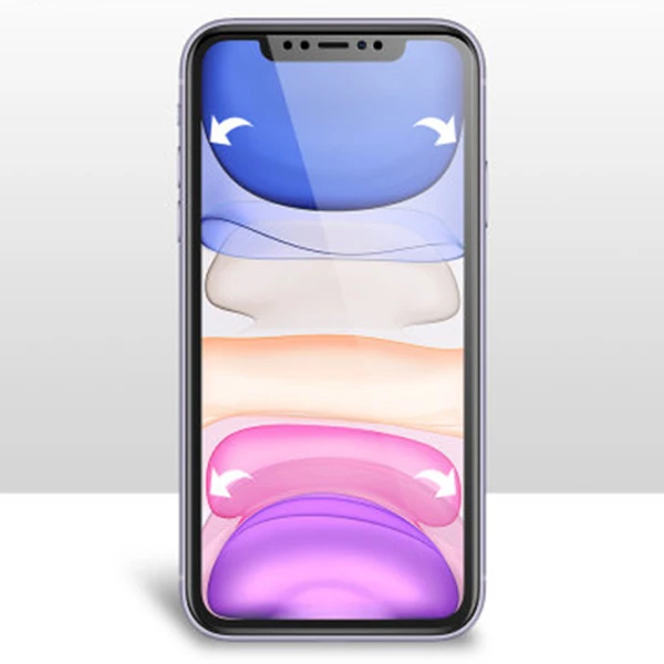 İPhone 11 6.1 Film Ön Arka Full Koruyucu Membran Nano Hidrojel Koruyucu Set-(1903)