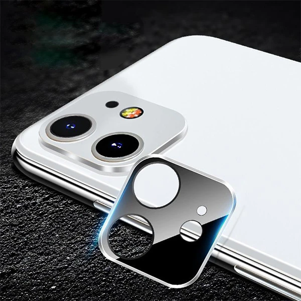 iPhone 11 6.1 İnch 3D Metal Kamera Koruyucu Metal Lens-(1903)