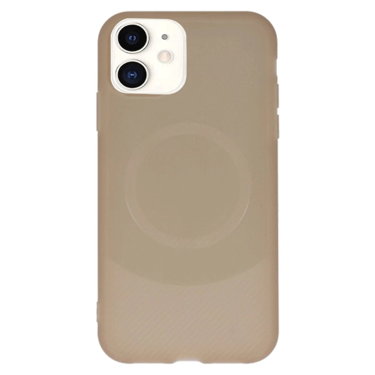 İphone 11 Kılıf Maya Karbon Kapak - Kahverengi