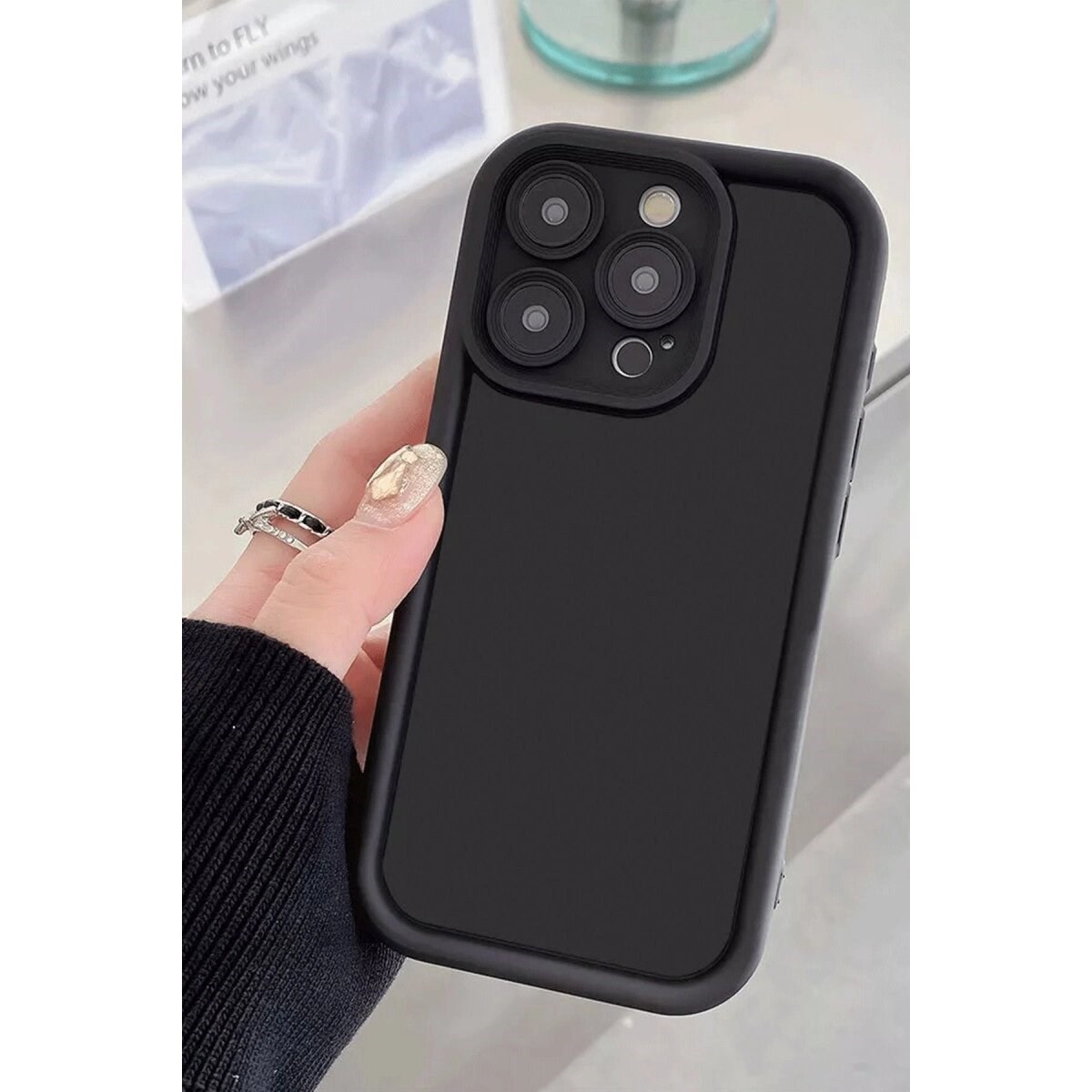 İphone 11 Kılıf Viera Silikon - Siyah