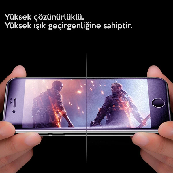 İPhone 11 Pro  Anti Blue Light 3D Full Cam Ekran Koruyucu-(1903)