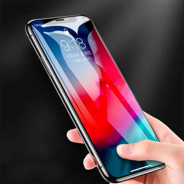 İPhone 11 Pro Max 5D Kavisli Full Tempered Cam Ekran Koruyucu-(1903)