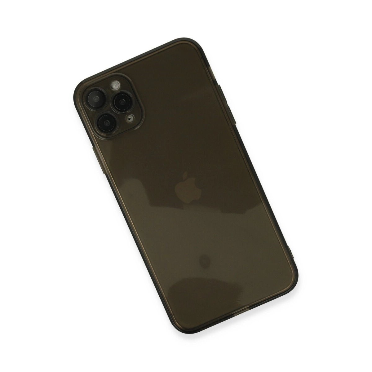 İphone 11 Pro Max Kılıf Fly Lens Silikon - Siyah