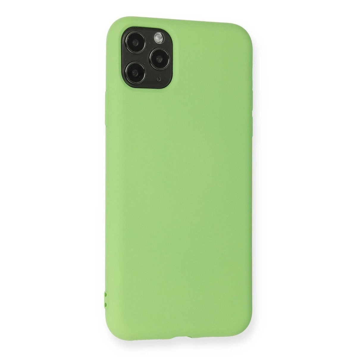 İphone 11 Pro Max Kılıf Nano İçi Kadife Silikon - Yeşil