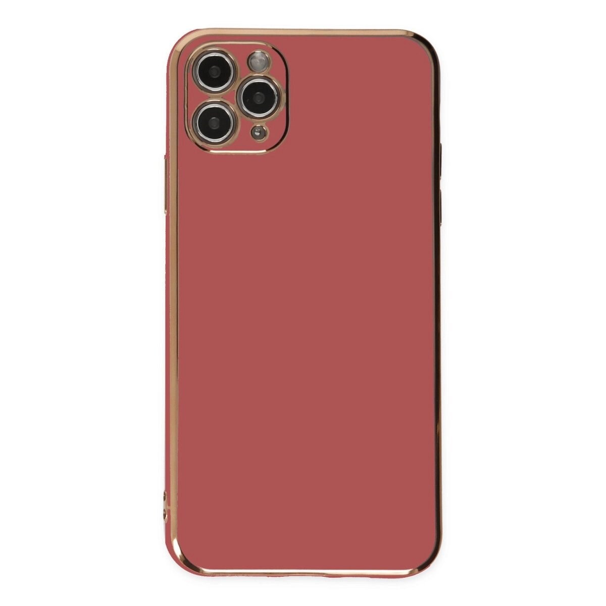 İphone 11 Pro Max Kılıf Volet Silikon - Kırmızı