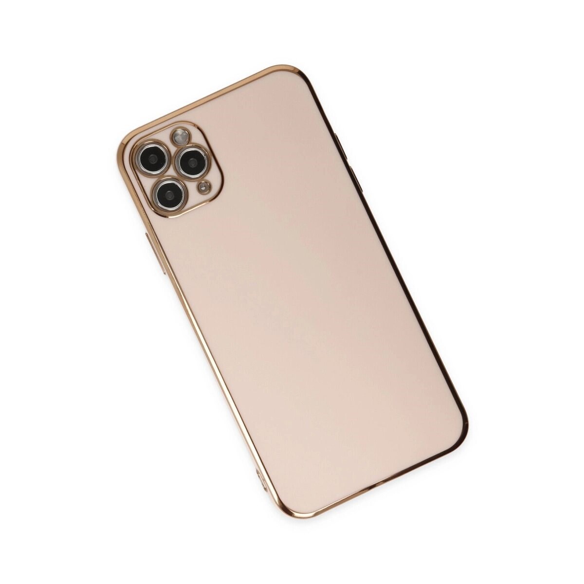 İphone 11 Pro Max Kılıf Volet Silikon - Pembe