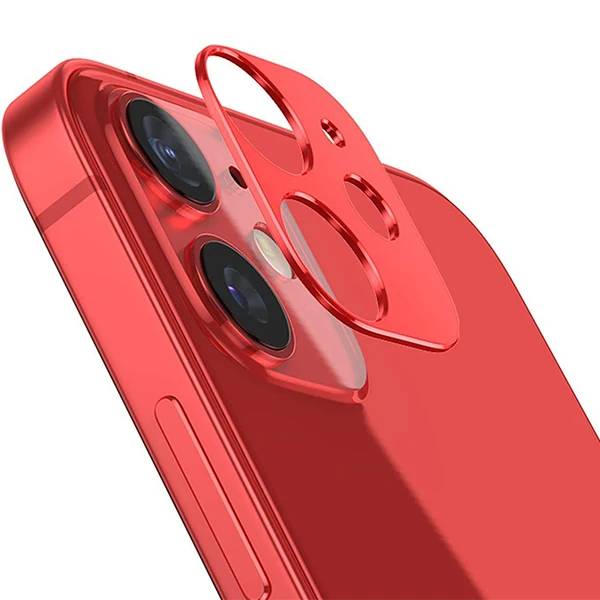 İPhone 12 3D Metal Kamera Koruyucu Metal Lens-(1903)