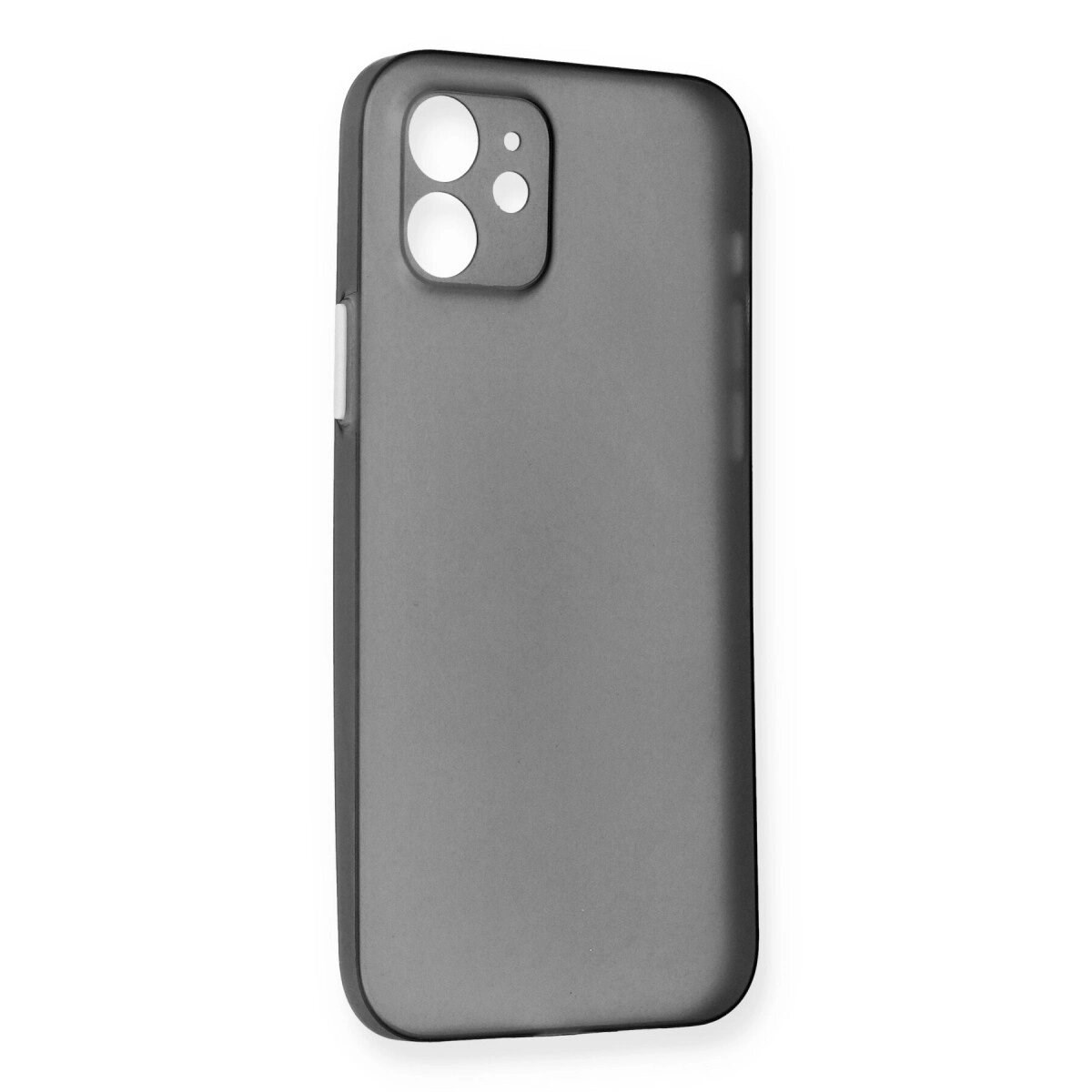 İphone 12 Kılıf Pp Ultra İnce Kapak - Gri