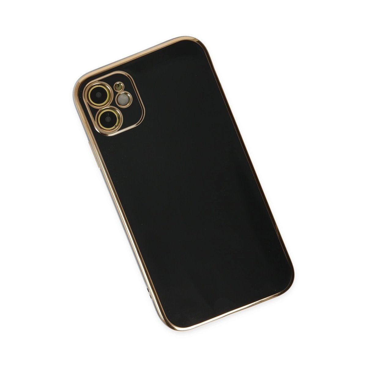 İphone 12 Kılıf Volet Silikon - Siyah
